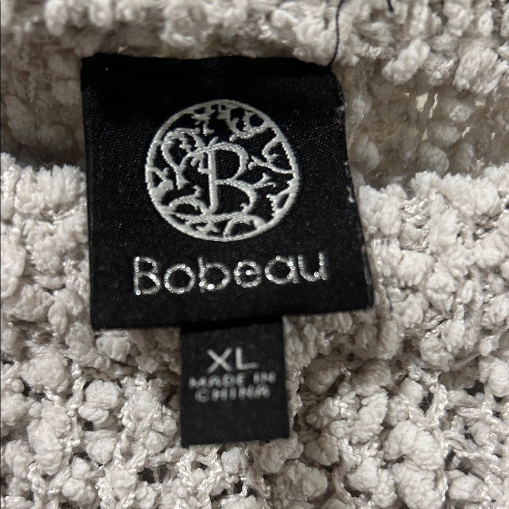 Bobeau Knit White Crew Neck Sweater Size XL - Picture 2 of 5